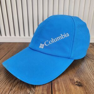 Columbia Omni-Shade Coolmax Adjustable Women Hat Cap Strapback Blue Golf Fishing